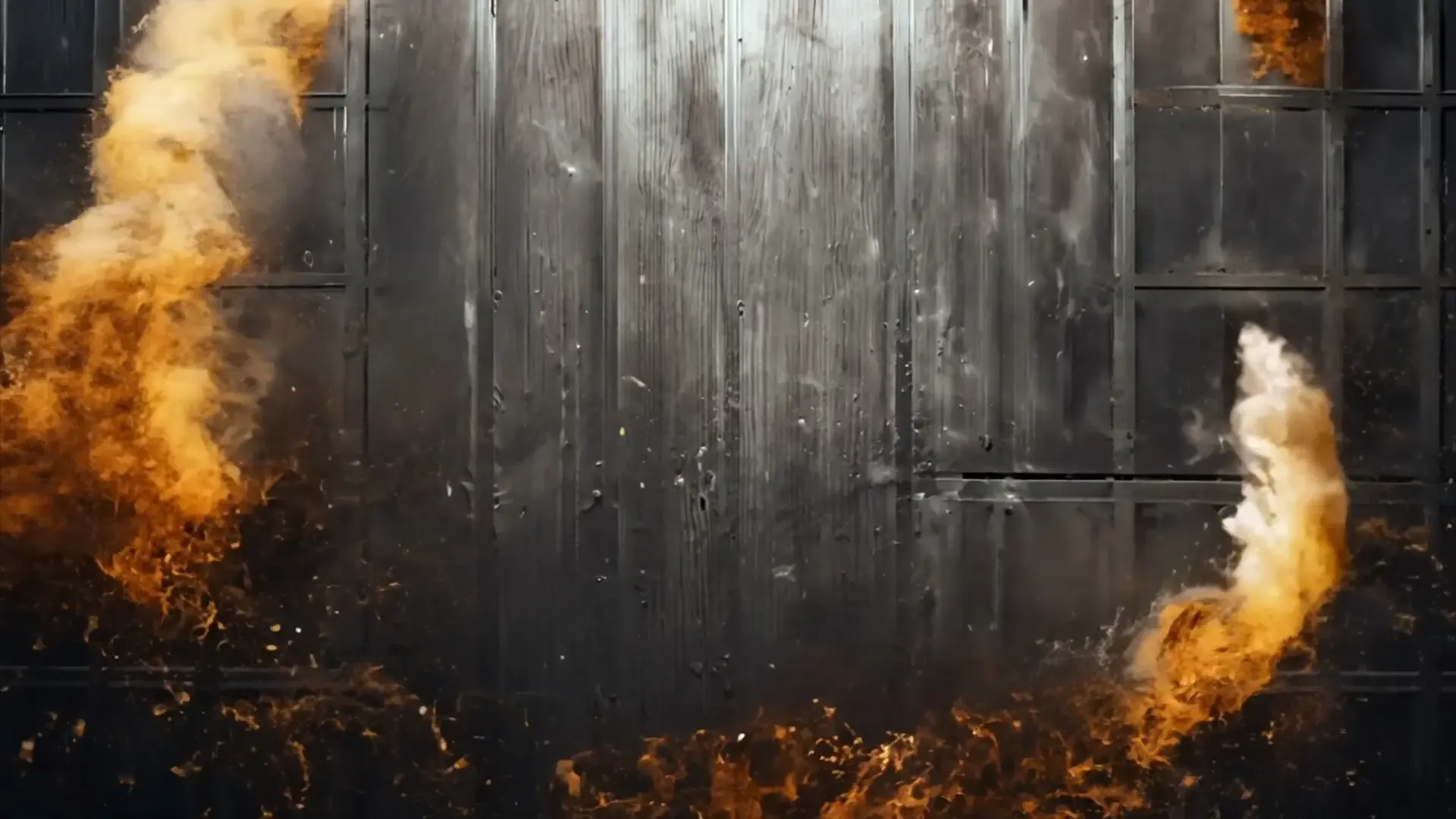 Metallic Blaze Engaging Title Animation Background